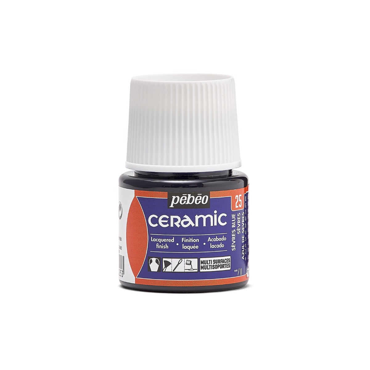 Pebeo Ceramic Paint 45 ml - 25 - Azul de Sèvres