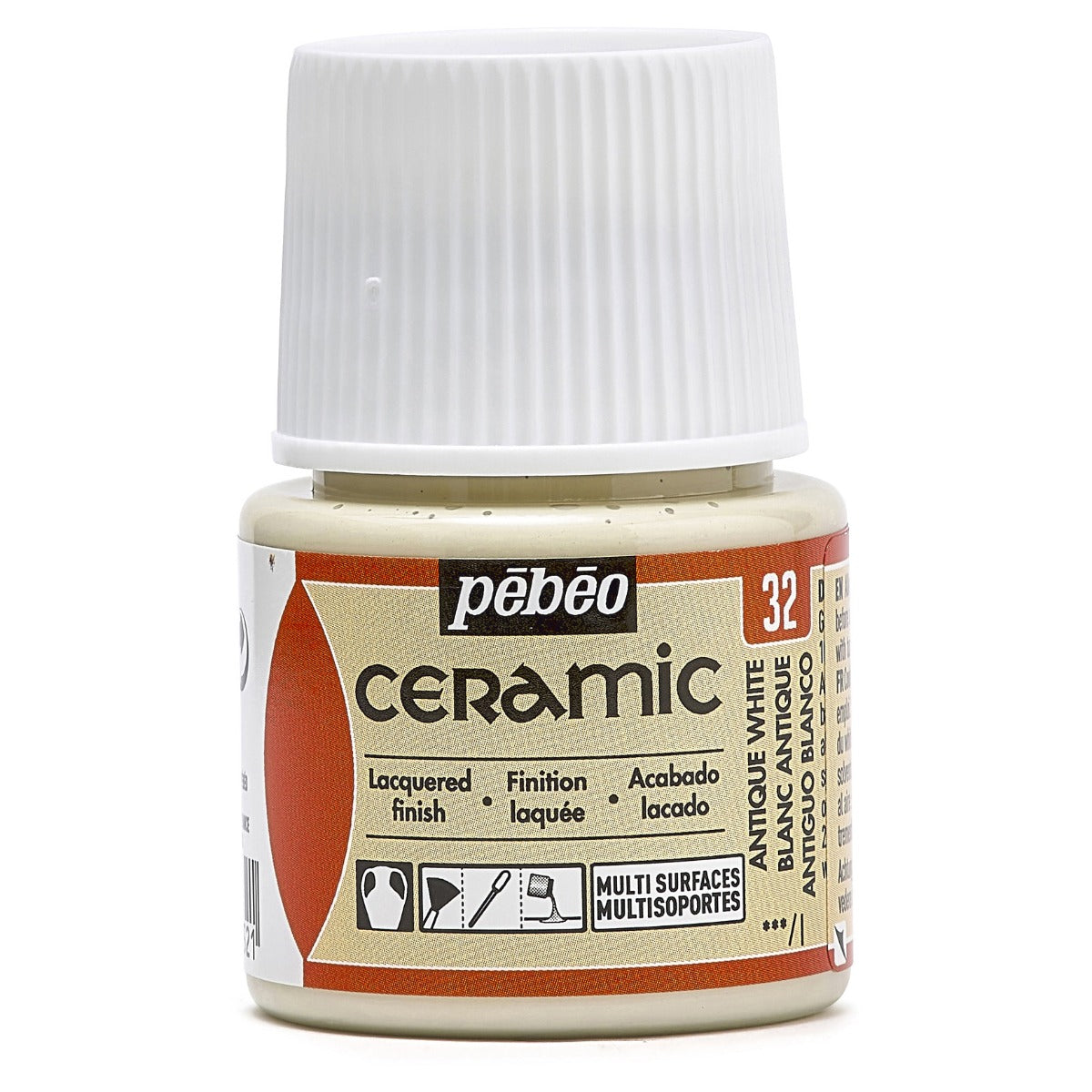 Pebeo Ceramic Paint 45 ml - 32 - Blanco antiguo