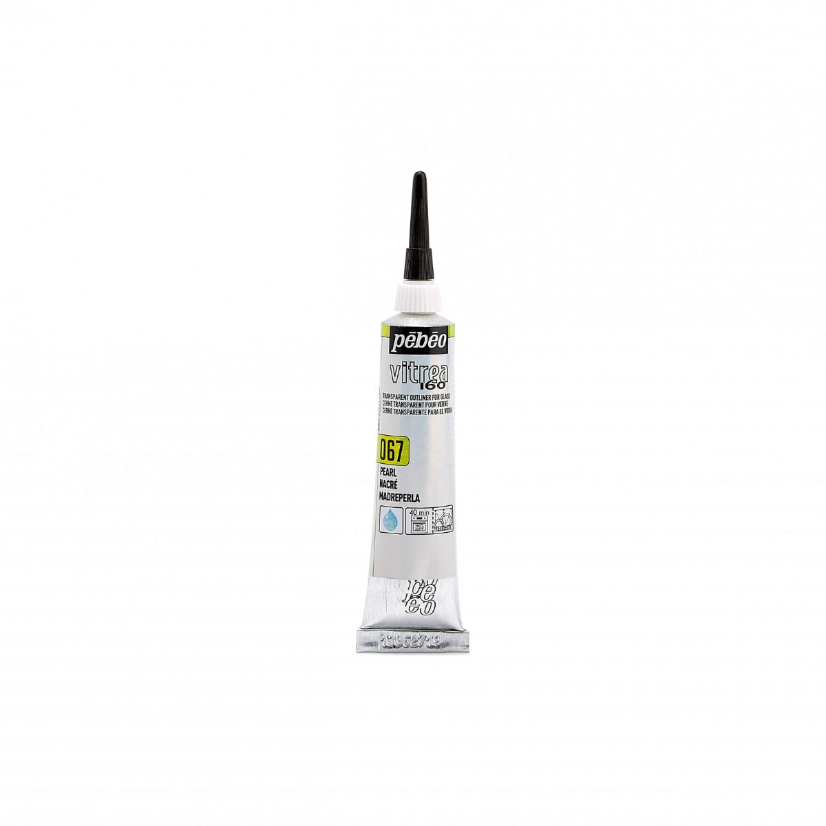Pebeo Vitrea 160 Relief Omlijning 20 ml - 67 - Pearl