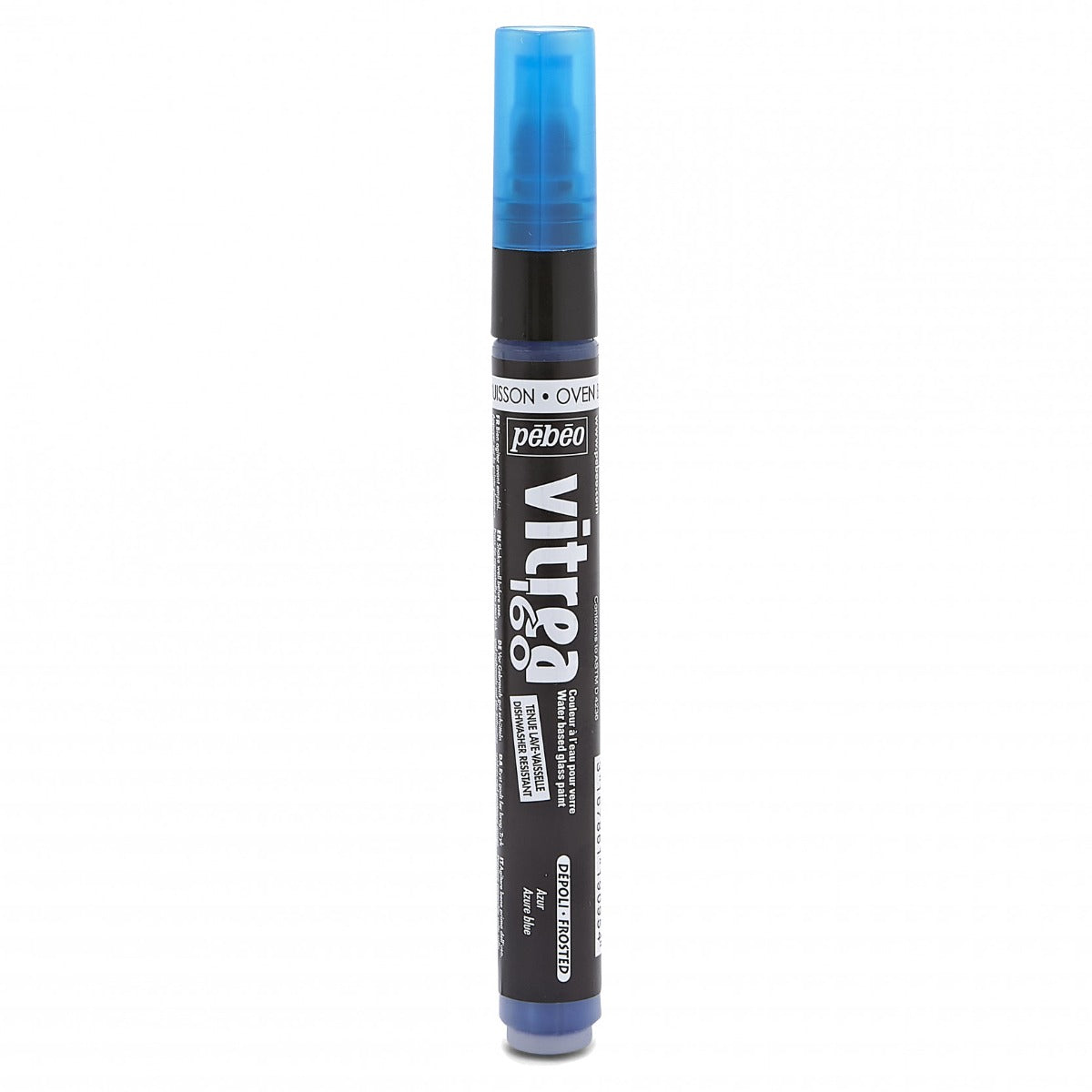 Pebeo Vitrea 160 Matglas Marker - Azuurblauw