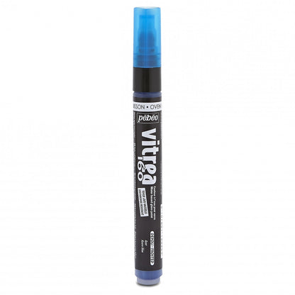 Pebeo Vitrea 160 Matglas Marker - Azuurblauw