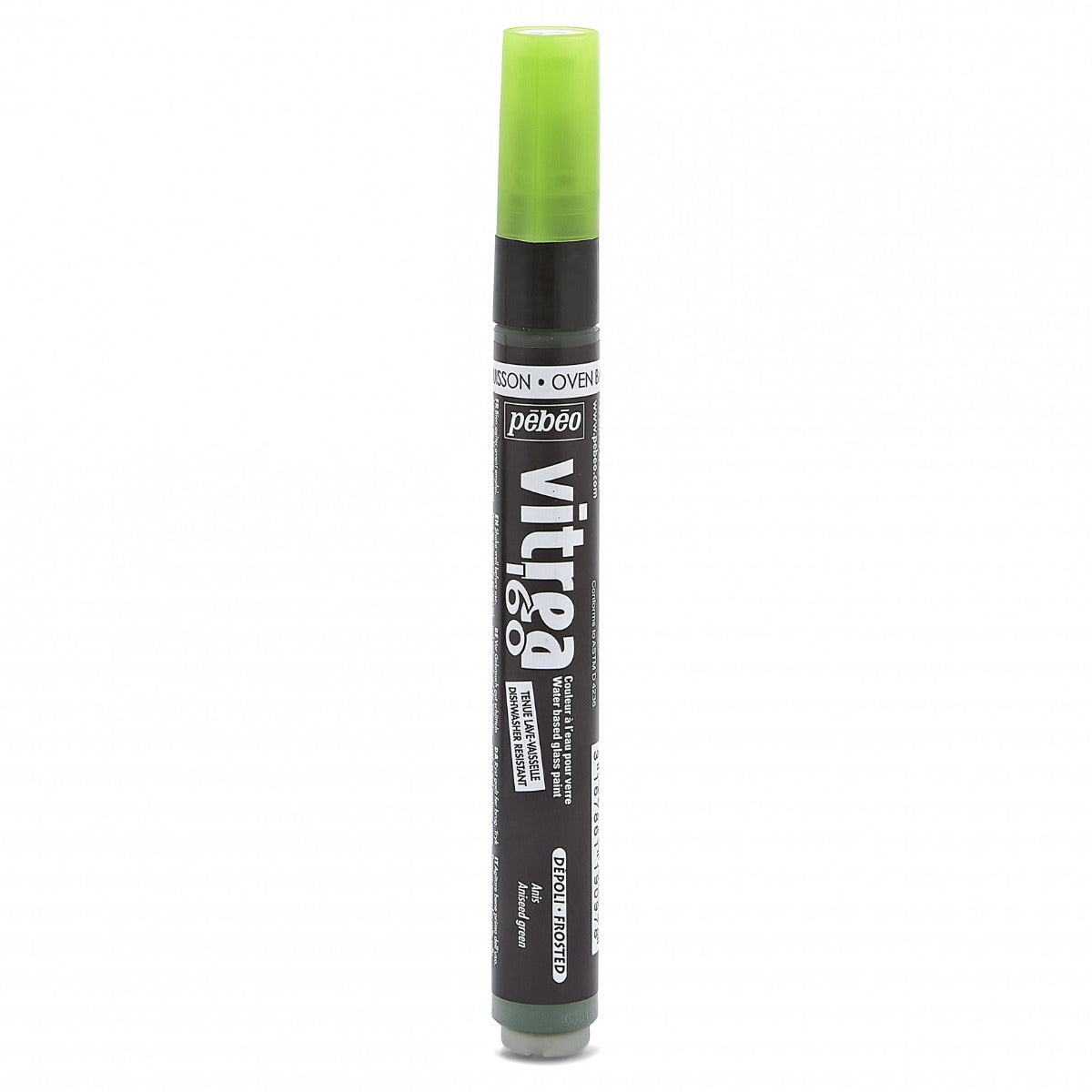 Pebeo Vitrea 160 Matglas Marker - Anijsgroen