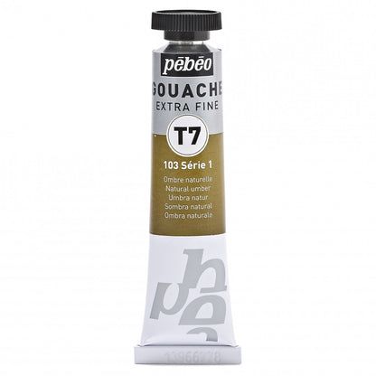 Pebeo Extra-Fijne Gouache T7 20 ml - Sombra natural