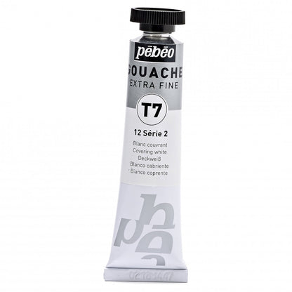 Pebeo Extra-Fijne Gouache T7 20 ml - Opaco Blanco