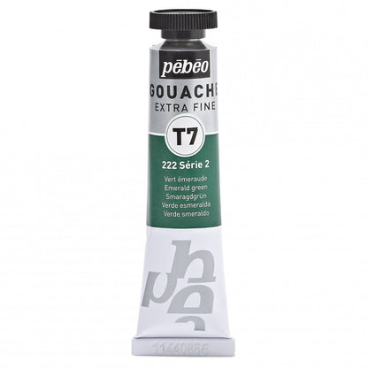 Pebeo Extra-Fijne Gouache T7 20 ml - Verde esmeralda
