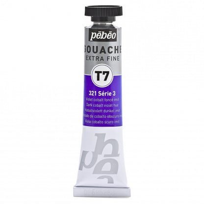 Pebeo Extra-Fijne Gouache T7 20 ml - Oscuro Violeta cobalto Imitación