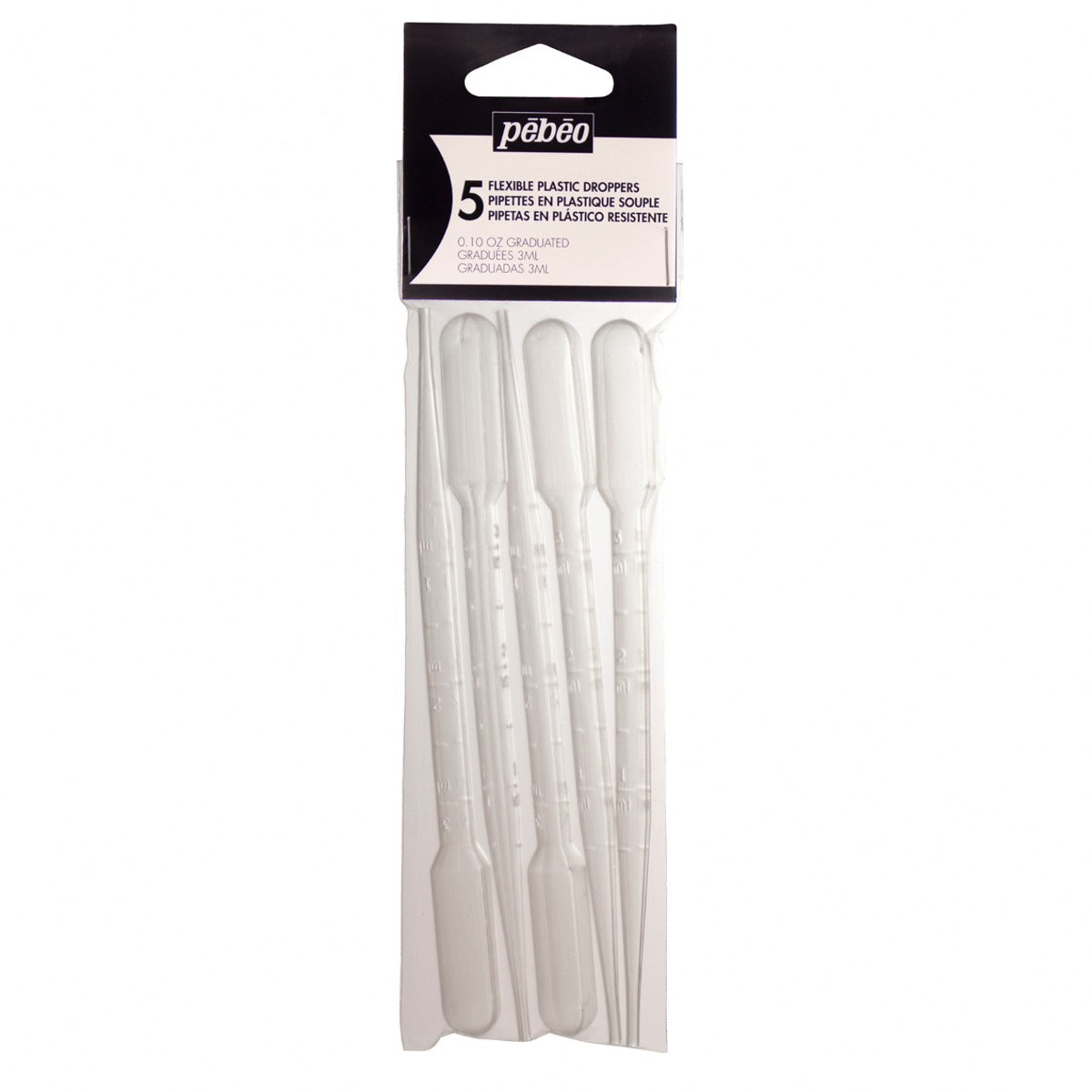 Pebeo Plastic Pipet - 5 unidades