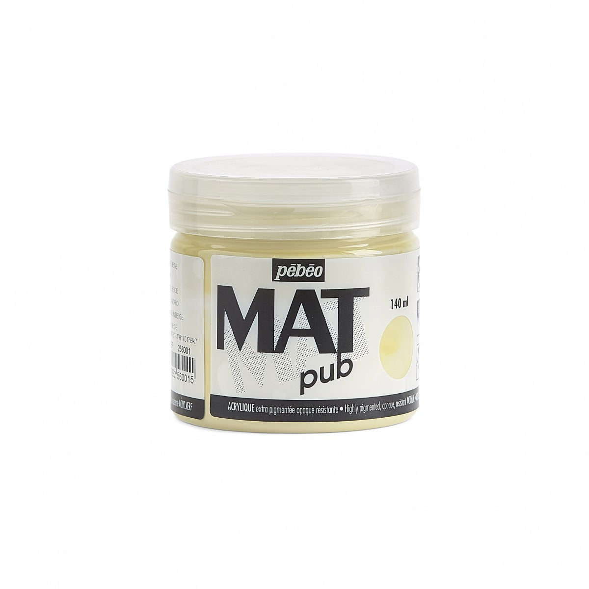 Pebeo Mat Pub Pintura acrílica 140 ml - Ivoor Beige