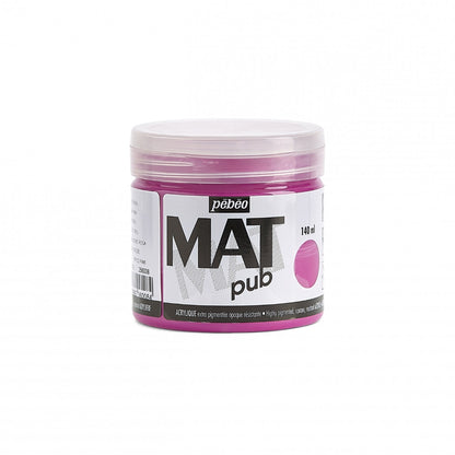 Pebeo Mat Pub Pintura acrílica 140 ml - Tyrisch Roze