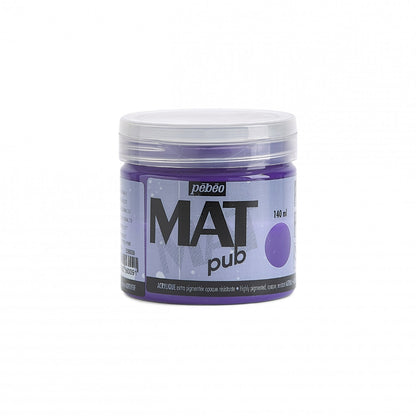 Pebeo Mat Pub Pintura acrílica 140 ml - Violeta cobalto