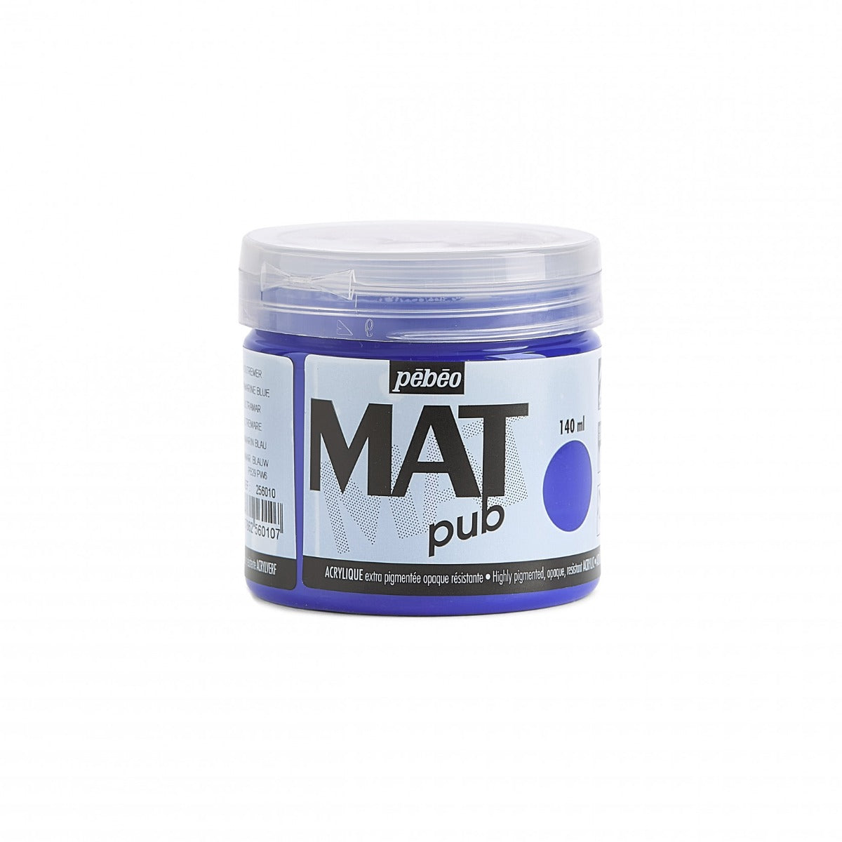 Pebeo Mat Pub Pintura acrílica 140 ml - Azul ultramar