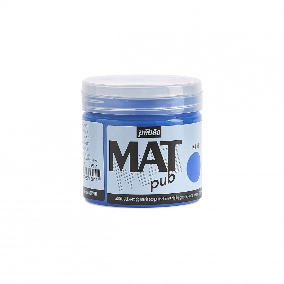 Pebeo Mat Pub Pintura acrílica 140 ml - Azul cobalto