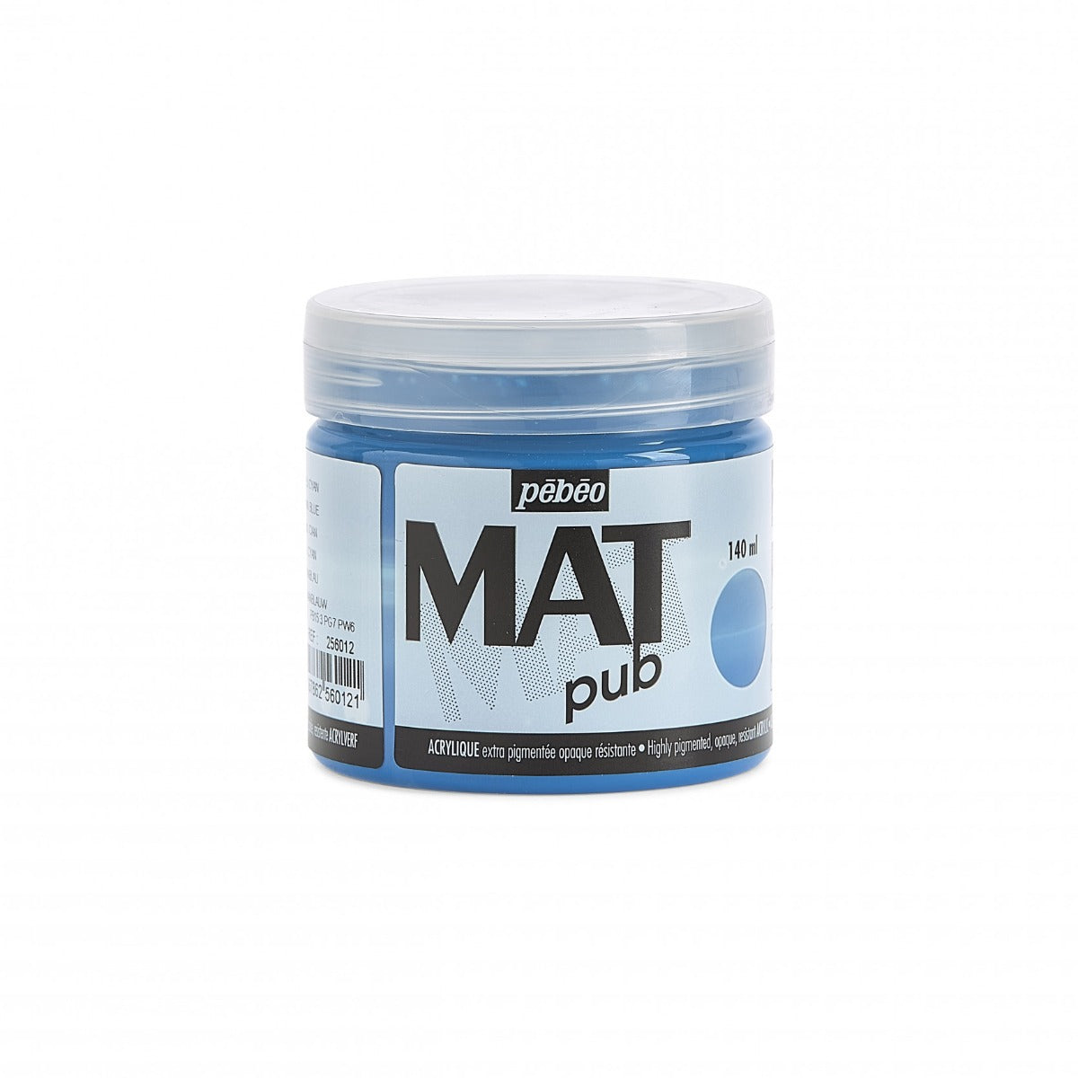 Pebeo Mat Pub Pintura acrílica 140 ml - Cyaan
