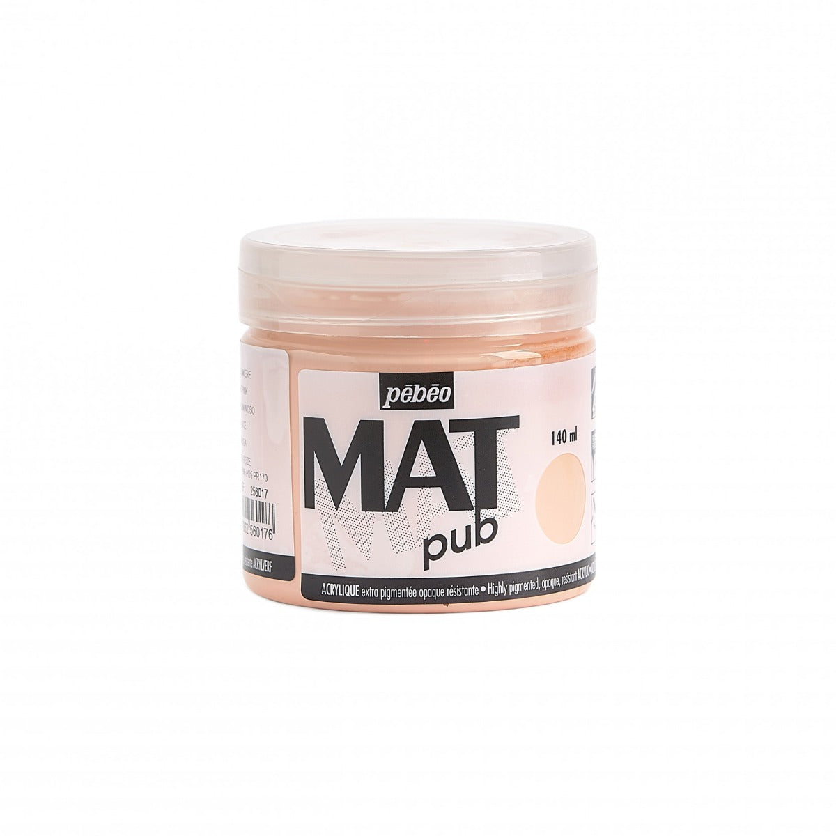 Pebeo Mat Pub Pintura acrílica 140 ml - Rosa brillante