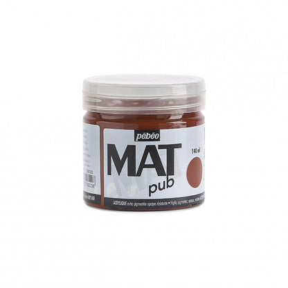 Pebeo Mat Pub Pintura acrílica 140 ml - Siena tostada