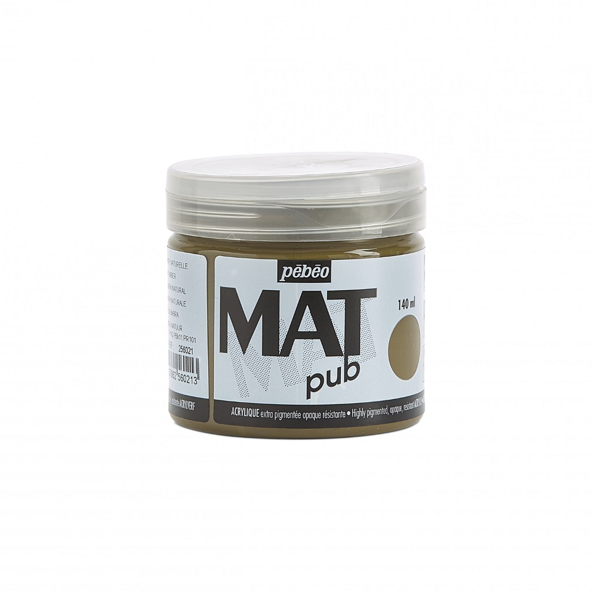 Pebeo Mat Pub Pintura acrílica 140 ml - Sombra natural