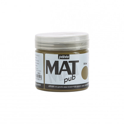 Pebeo Mat Pub Pintura acrílica 140 ml - Sombra natural