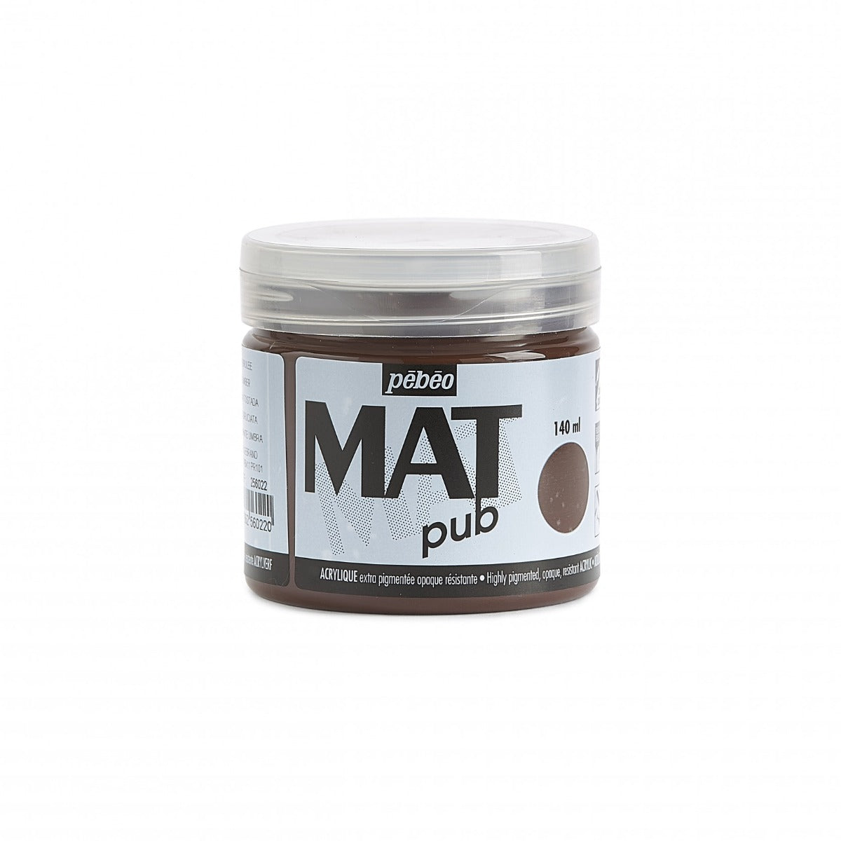 Pebeo Mat Pub Pintura acrílica 140 ml - Sombra tostada