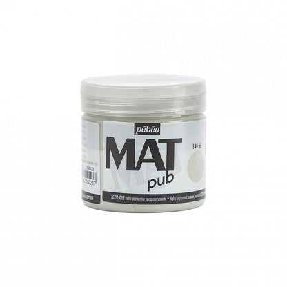 Pebeo Mat Pub Pintura acrílica 140 ml - Gris cálido