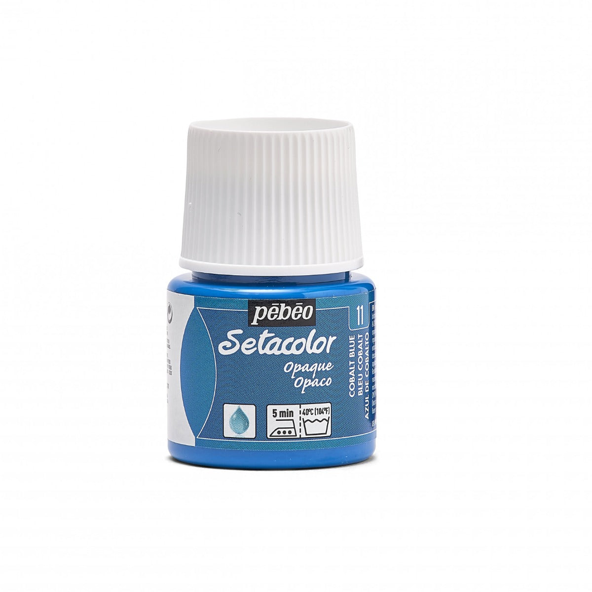 Pebeo Setacolor Opaque Pintura textil 45 ml - 11 - Cobaltblauw
