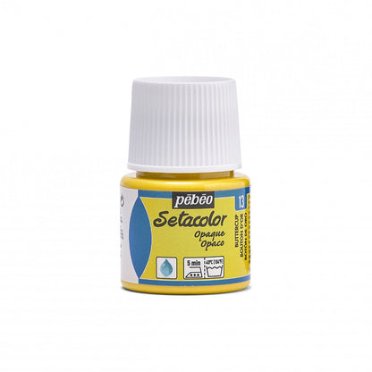 Pebeo Setacolor Opaque Pintura textil 45 ml - 13 - Botón de oro