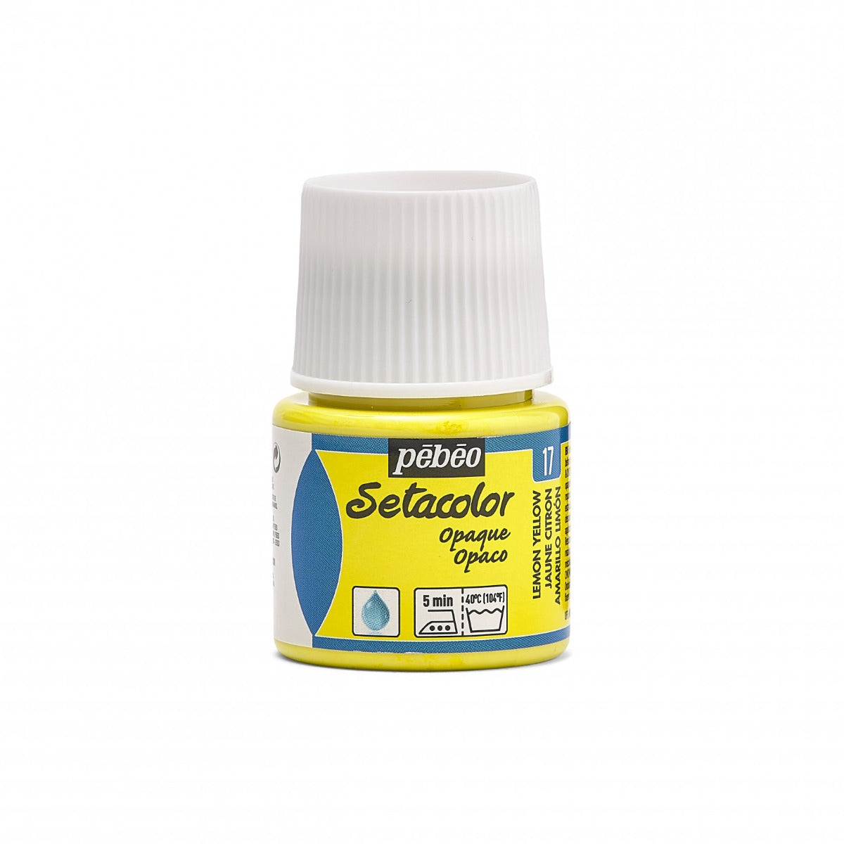 Pebeo Setacolor Opaque Pintura textil 45 ml - 17 - Citroengeel