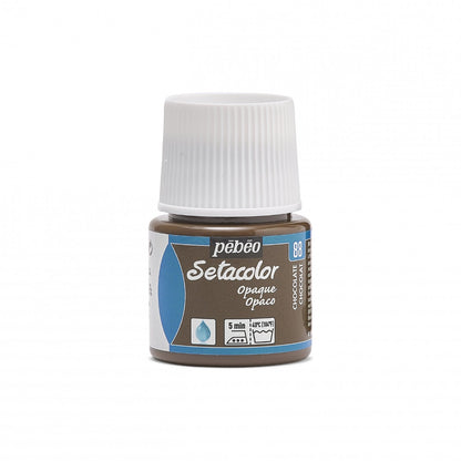 Pebeo Setacolor Opaque Pintura textil 45 ml - 88 - Chocolade