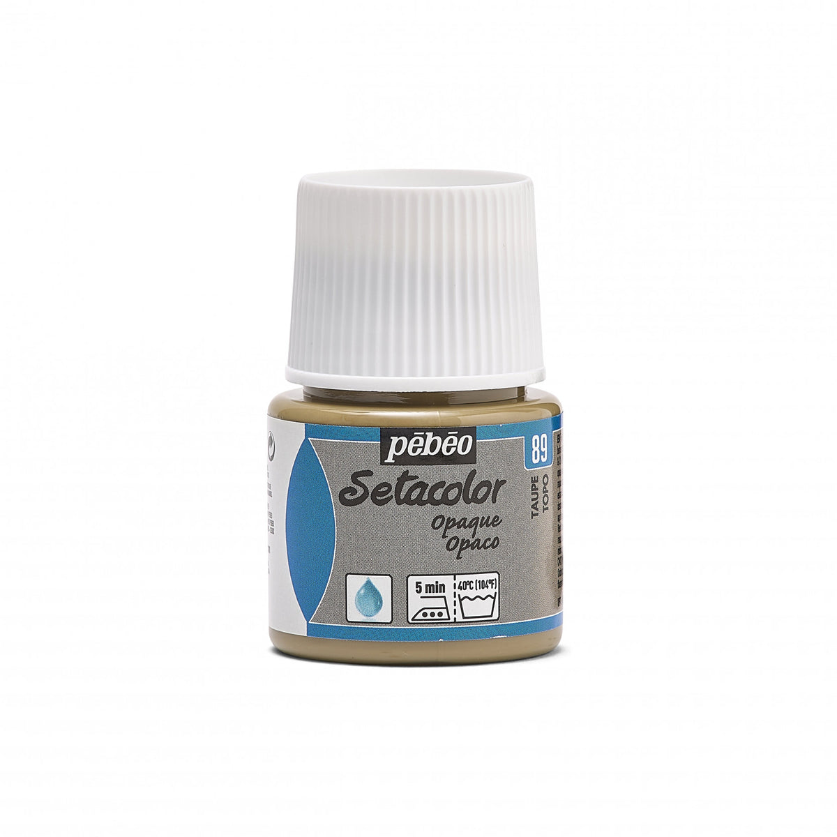 Pebeo Setacolor Opaque Pintura textil 45 ml - 89 - Taupe