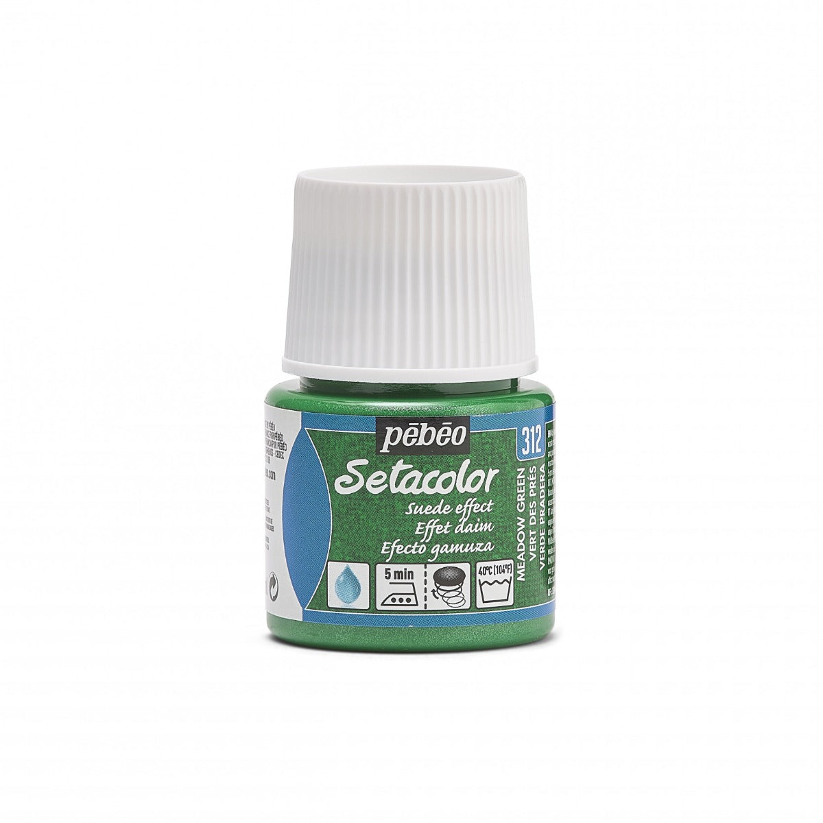 Pebeo Setacolor Opaque Suede Pintura textil 45 ml - Weidegroen