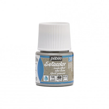 Pebeo Setacolor Opaque Suede Pintura textil 45 ml - Strandkeigrijs