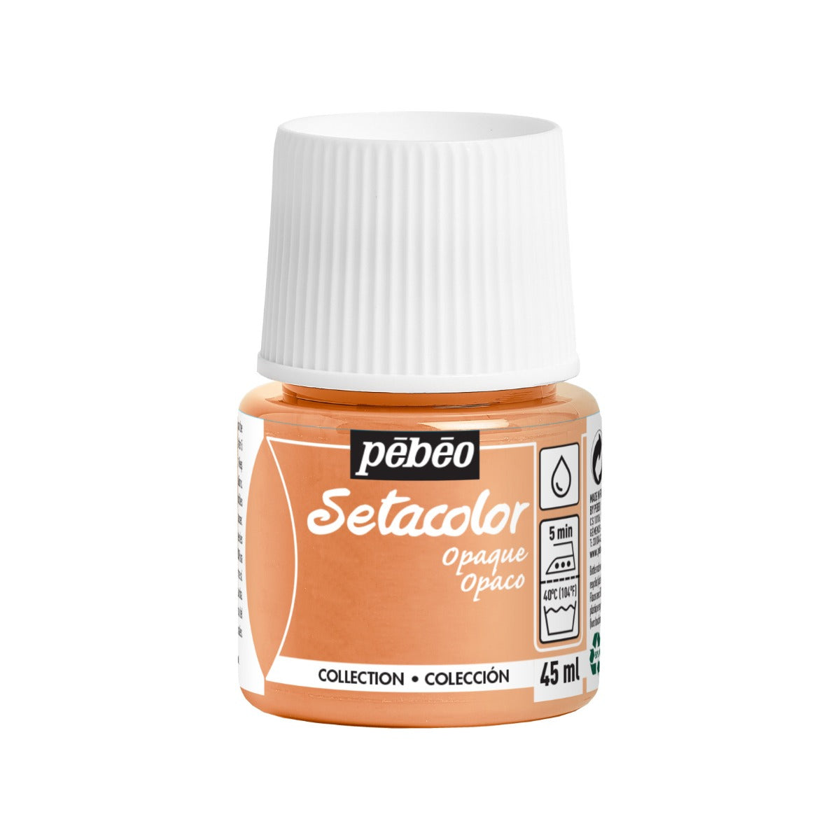 Pebeo Setacolor Opaque Pintura textil 45 ml - 507 - Perzikoranje