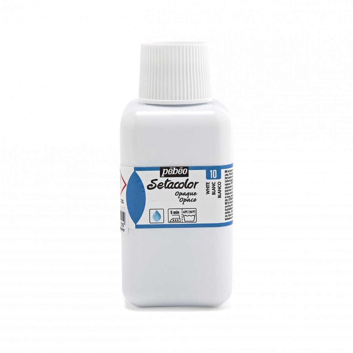 Pebeo Setacolor Opaque Pintura textil 250 ml - 10 - Blanco