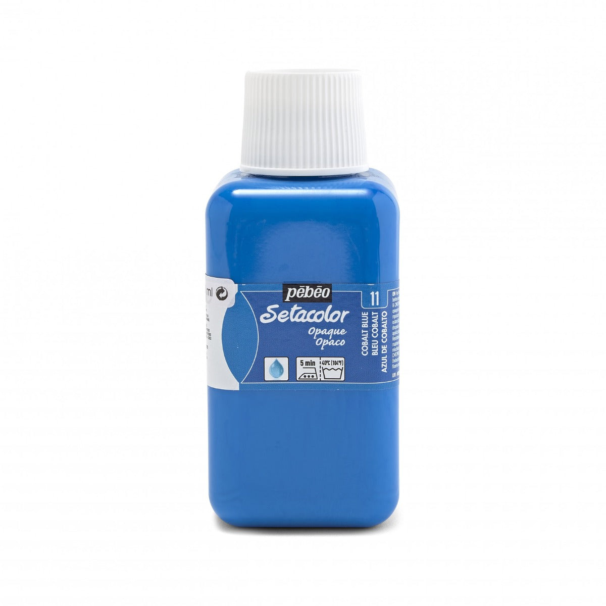 Pebeo Setacolor Opaque Pintura textil 250 ml - 11 - Cobaltblauw