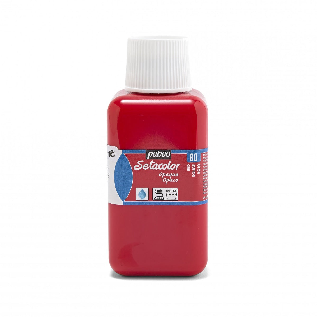 Pebeo Setacolor Opaque Pintura textil 250 ml - 80 - Rojo