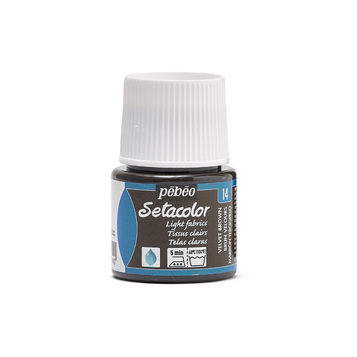 Pebeo Setacolor Light Fabric Pintura textil 45 ml - 14 - Fluweelbruin