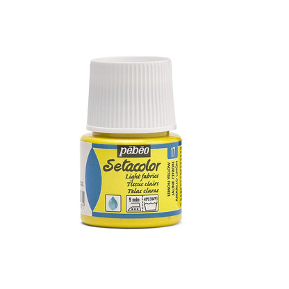 Pebeo Setacolor Light Fabric Pintura textil 45 ml - 17 - Citroengeel