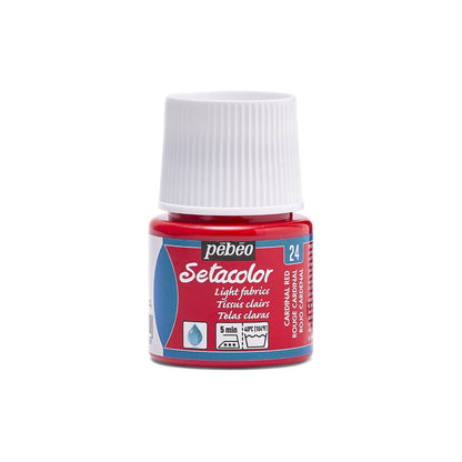 Pebeo Setacolor Light Fabric Pintura textil 45 ml - 24 - Kardinaalrood