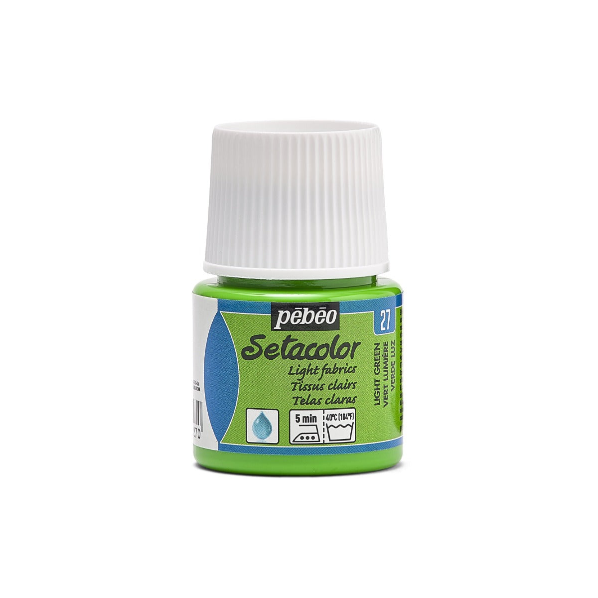 Pebeo Setacolor Light Fabric Pintura textil 45 ml - 27 - Verde claro