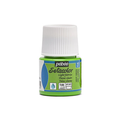 Pebeo Setacolor Light Fabric Pintura textil 45 ml - 27 - Verde claro