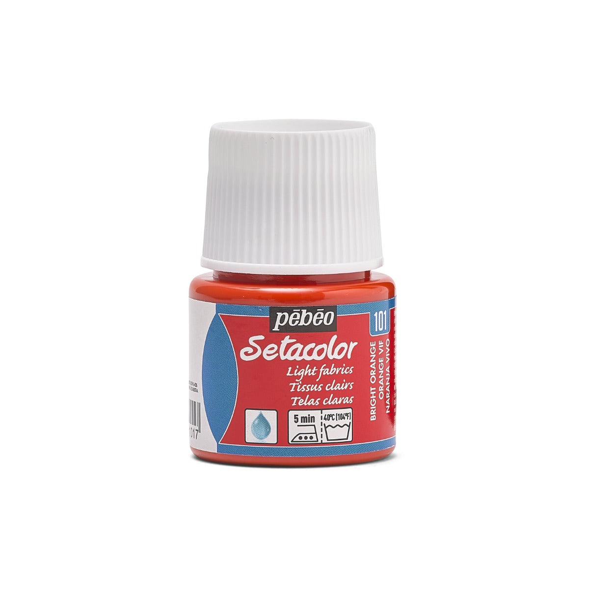 Pebeo Setacolor Light Fabric Pintura textil 45 ml - 101 - Levendig Naranja
