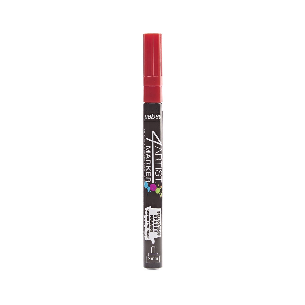 Pebeo 4Artist Oil Marker 2 mm - Rojo