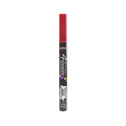 Pebeo 4Artist Oil Marker 2 mm - Rojo