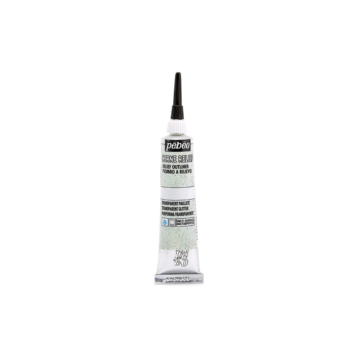 Pebeo Cerne Relief Omlijning 20 ml - Transparente Destellos