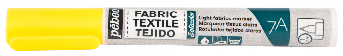 Pebeo Setacolor Light Fabric Marker 7A - Amarillo