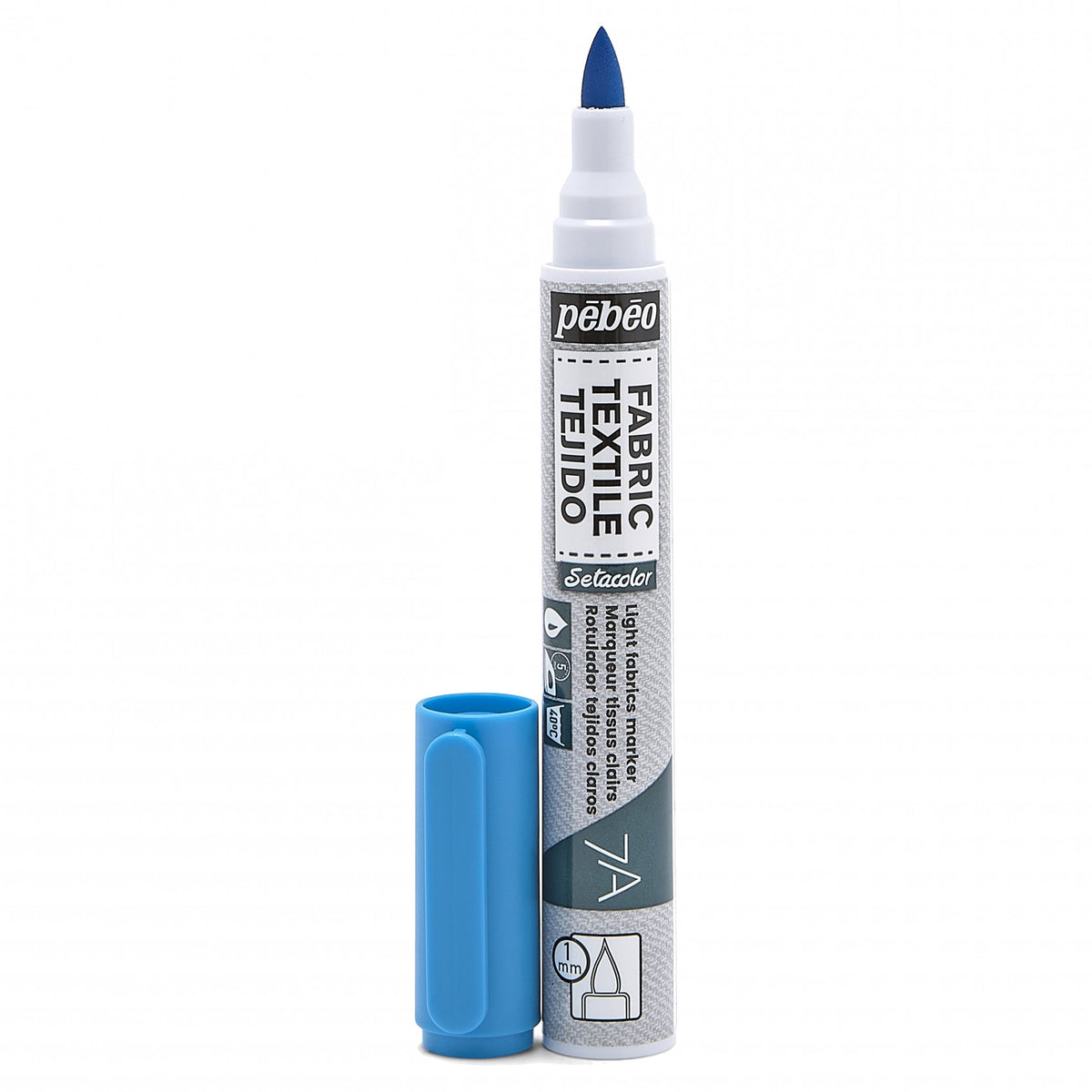 Pebeo Setacolor Light Fabric Marker 7A - Azul claro
