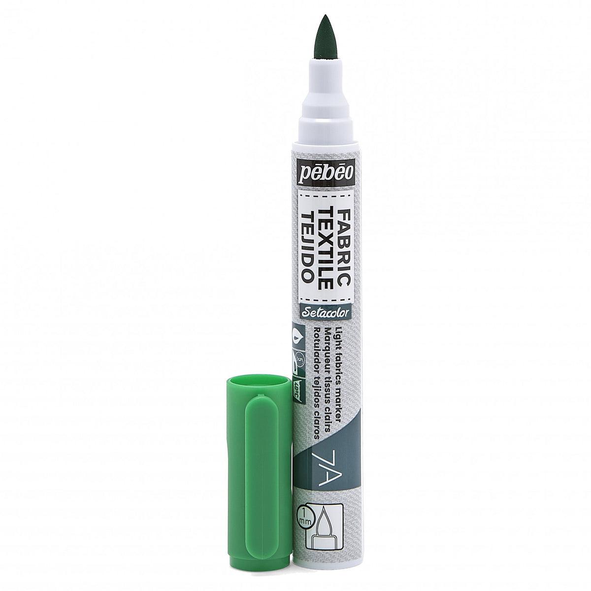 Pebeo Setacolor Light Fabric Marker 7A - Verde