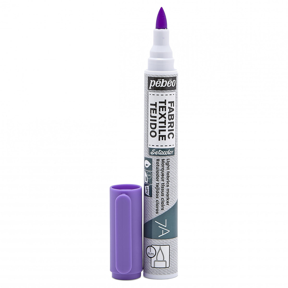 Pebeo Setacolor Light Fabric Marker 7A - 16 - Fluorescente Violeta