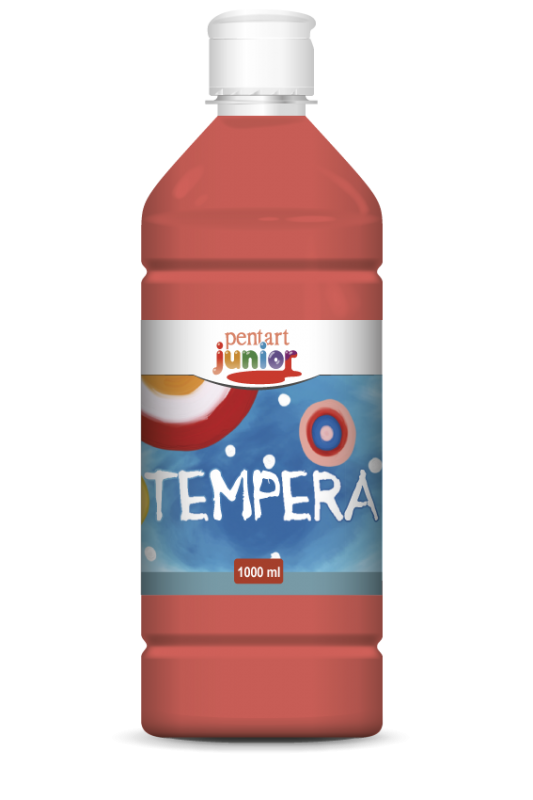 Pentart Pintura témpera 1000 ml - Rojo