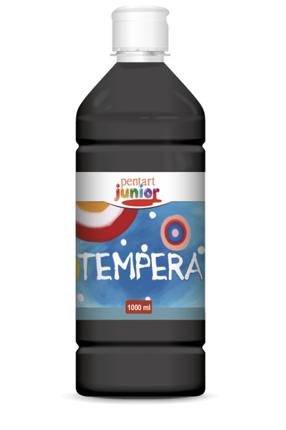 Pentart Pintura témpera 1000 ml - Negro