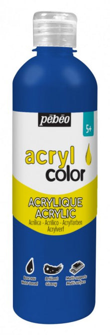 Pebeo Acrylcolor Pintura acrílica fluida 500 ml - Primary Blue